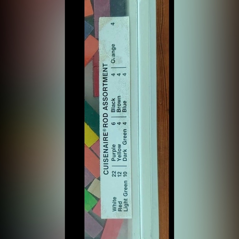 Cuisenaire WOOD Rods Math
Manipulatives VINTAGE - Picture 6 of 6